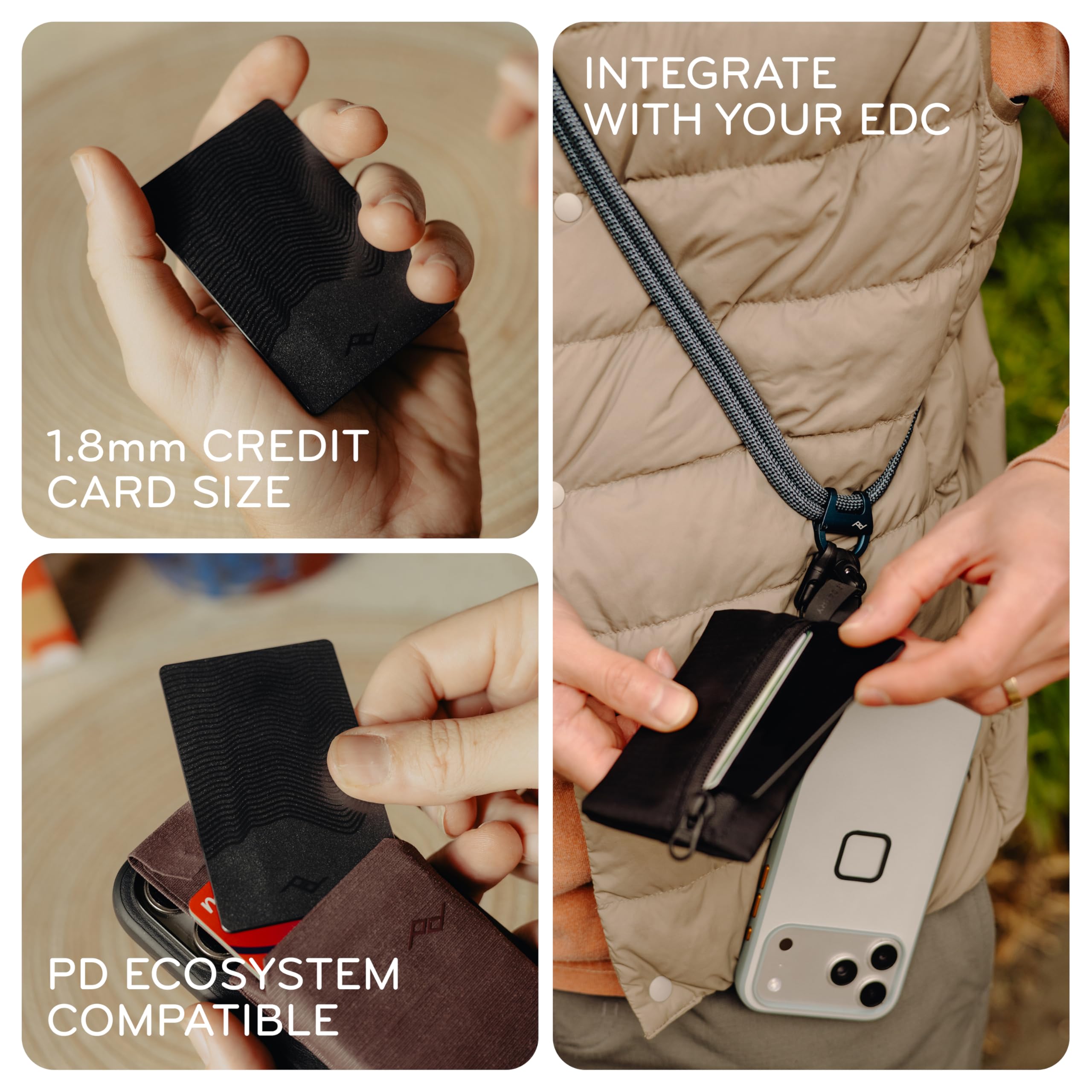 Peak Design Beacon Finder Card, Ultra-Slim Wallet Tracker for Apple Find My, Wireless Charging, 5-Month Battery, IP68 Waterproof, Credit-Card Size Tracking Device for Wallet, Phone and More - Image 5