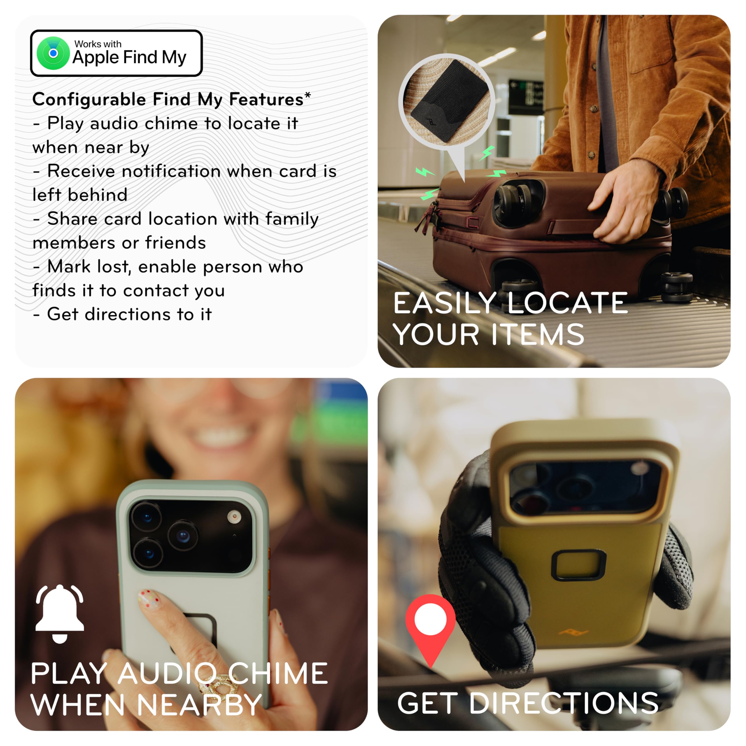 Peak Design Beacon Finder Card, Ultra-Slim Wallet Tracker for Apple Find My, Wireless Charging, 5-Month Battery, IP68 Waterproof, Credit-Card Size Tracking Device for Wallet, Phone and More - Image 6