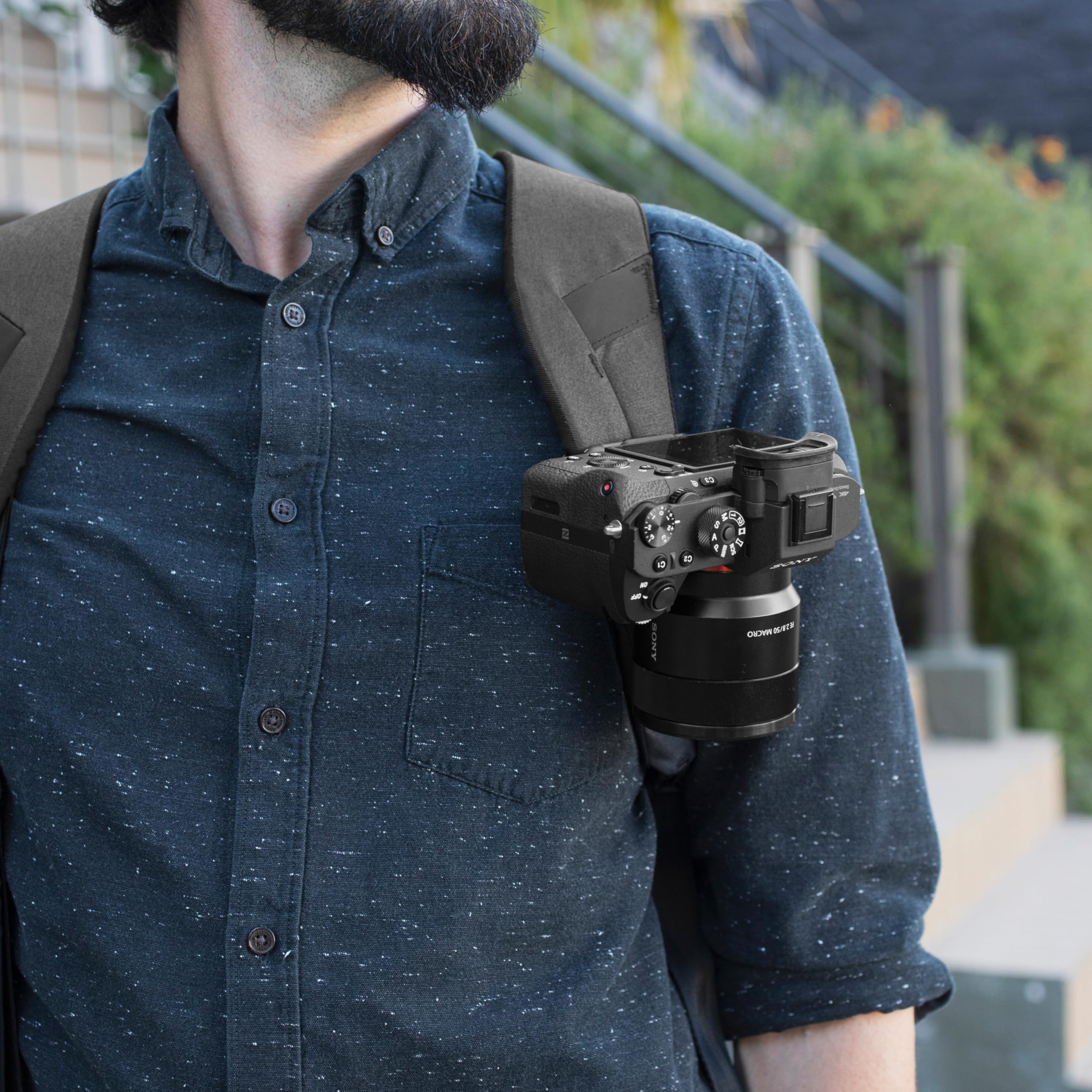 Peak Design Everyday Backpack 30L, Black, MagLatch Top, Dual Side Access, FlexFold Dividers, Fits 15" or 16" Laptop, For Camera Carry, Daily Commutes or Travel, Versatile Backpack for Men and Women - Image 8