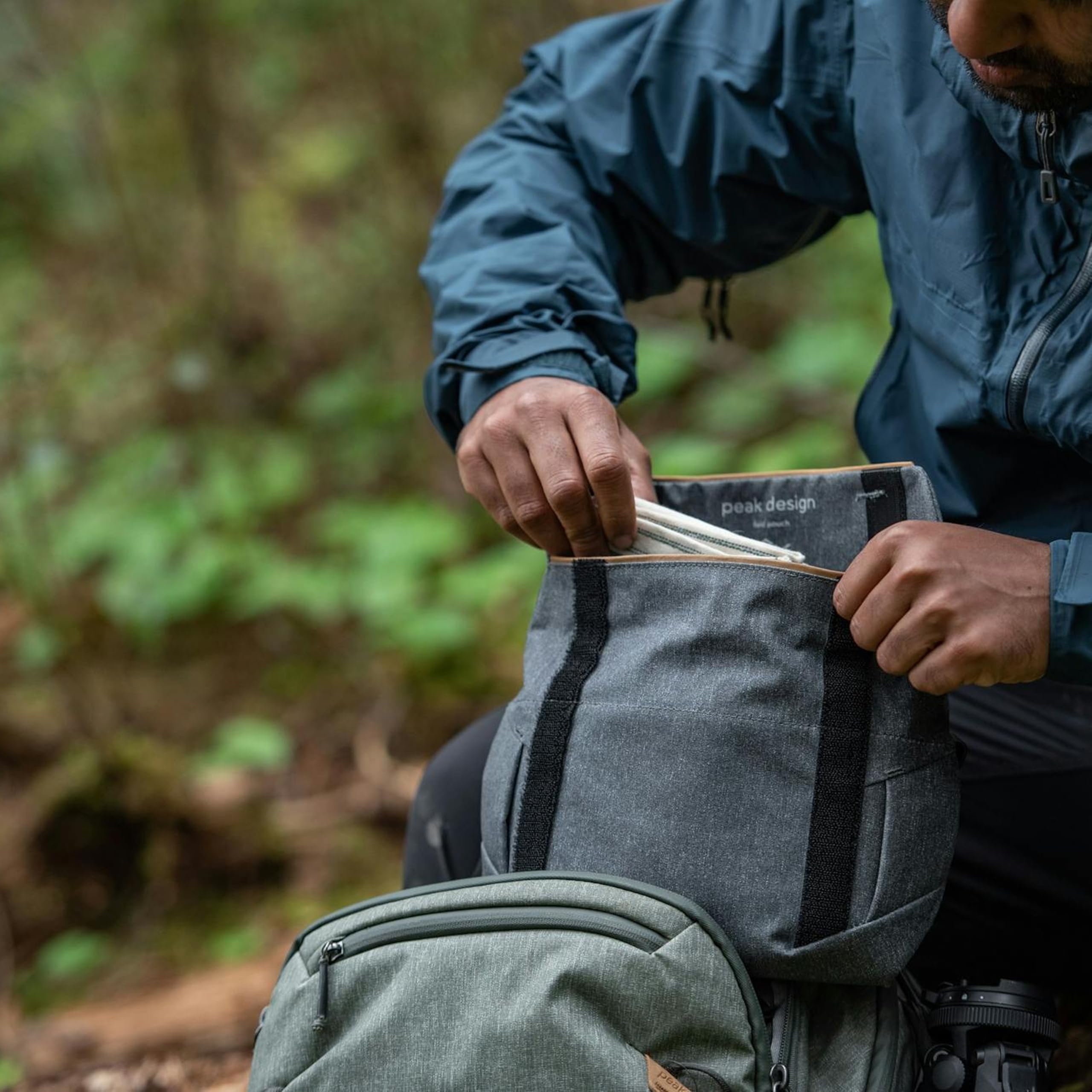 Peak Design Field Pouch V2, Charcoal, 2-in-1 Organizer and Sling Bag, Adjustable Shoulder Strap and Integrated Belt Loops, Weatherproof Nylon Canvas, Organizer Pouch or Carry Bag for Men and Women - Image 6