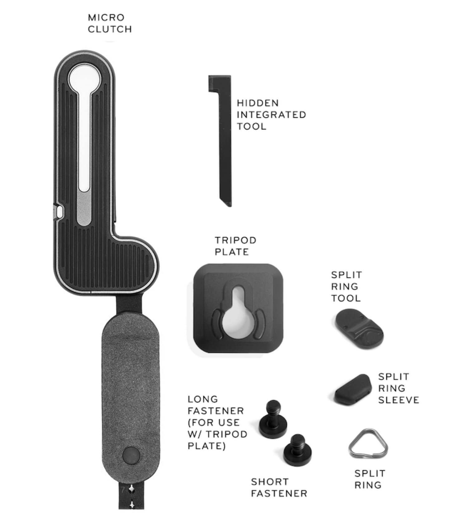 Peak Design Micro Clutch L-Plate Camera Hand Strap, For Mirrorless Cameras, Low-Profile Finger Loop, Battery Access, ARCA-Compatible Baseplate, Secure and Comfortable, Camera Straps for Photographers - Image 6