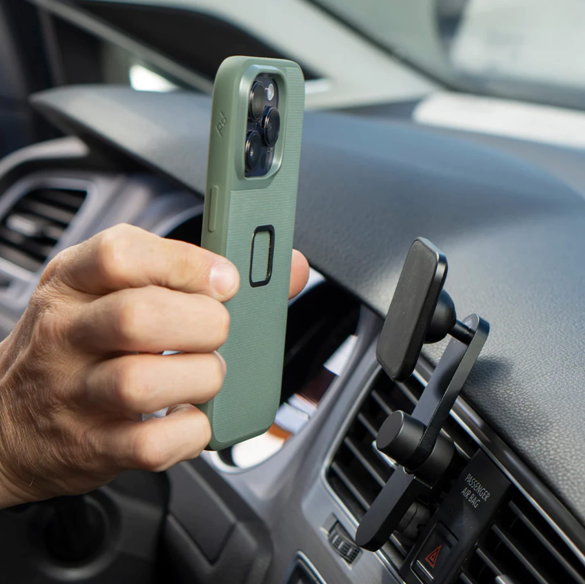 Peak Design Mobile Car Vent Mount, Non-Charging, Magnetic Mounting Technology, Adjustable, Aluminum Construction, 360-Degree Swivel Arm, Compatible with MagSafe Cases - Image 8