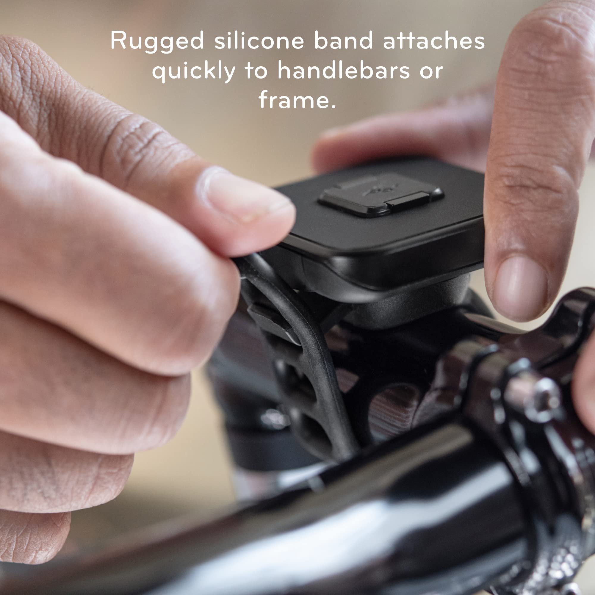 Peak Design Mobile Universal Bar Mount, Silicone Strap Phone Mount, SlimLink Magnetic and Mechanical Lock, Compatible Cases, Phone Holder for Bike, Scooter, Stroller, Golf Cart & More - Image 6