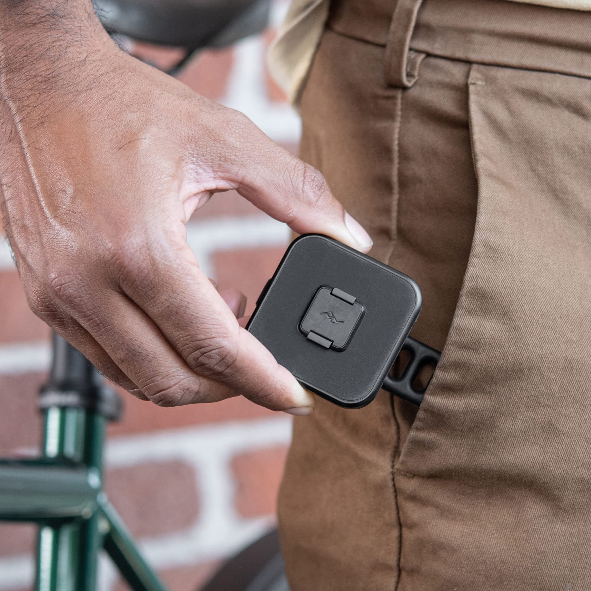 Peak Design Mobile Universal Bar Mount, Silicone Strap Phone Mount, SlimLink Magnetic and Mechanical Lock, Compatible Cases, Phone Holder for Bike, Scooter, Stroller, Golf Cart & More - Image 9