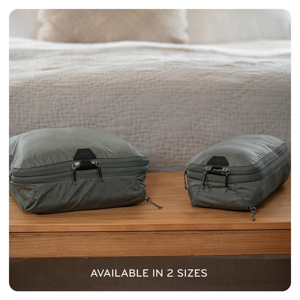 Peak Design Packing Cube, Eclipse, Weatherproof Luggage Cube with Dual Compartment Organization, Expansion and Compression, Zipper Opening, Travel Organizer for Men and Women, Size M - Image 4