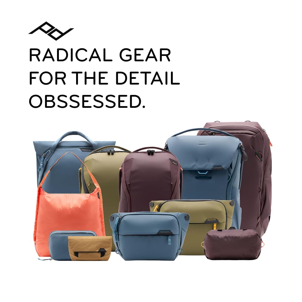 Peak Design Packing Cube, Eclipse, Weatherproof Luggage Cube with Dual Compartment Organization, Expansion and Compression, Zipper Opening, Travel Organizer for Men and Women, Size M - Image 7